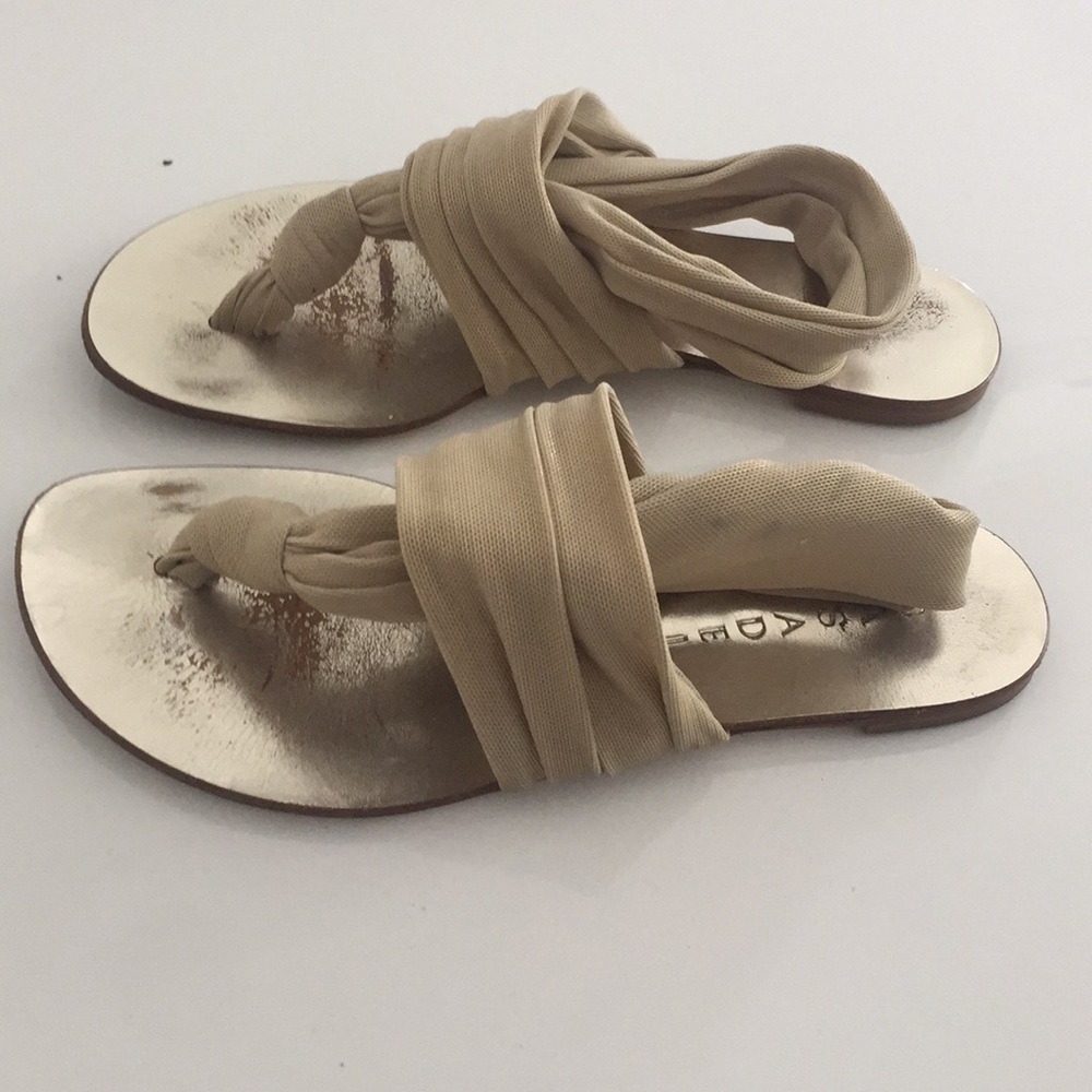 Casadei gold sandals. Fits like 6.5/7